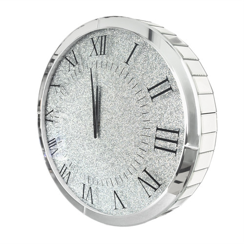 Wanduhr silber rund - wanduhr,