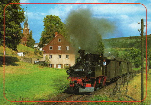 125 eisenbahn bahnhof - 125/84, ak