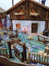 Weihnachtskrippe mit figuren - weihnachtskrippe,