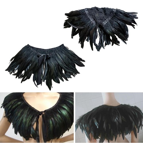Feder cape plume gothic kragen - cape,