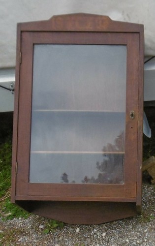 Hänge schrank vitrine alt - vitrine,