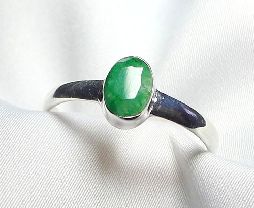 Smaragd ring 925 silber - ring,