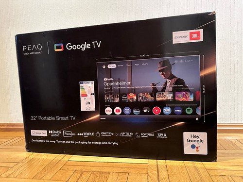 Peaq portable smart tv - 32",