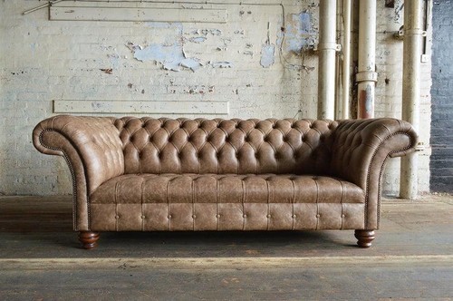 Braune designer sofa - braune,