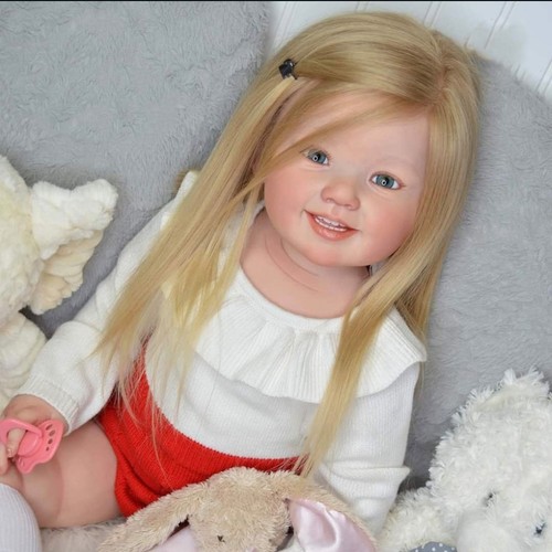 Painted reborn baby doll 28in - baby,