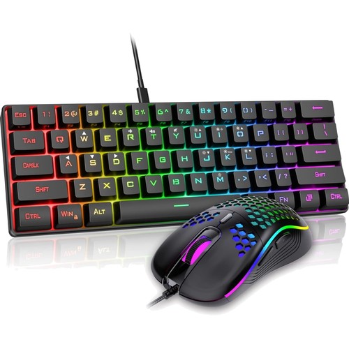 Gaming tastatur maus - set, rgb