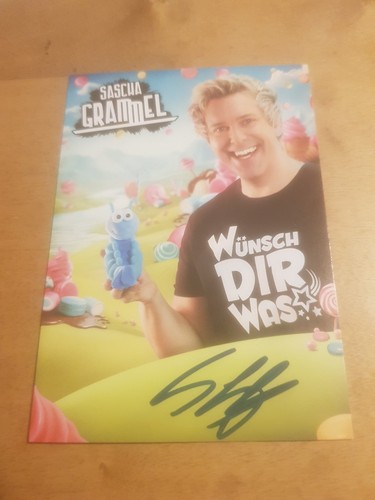 Sascha grammel autogramm - grammel,