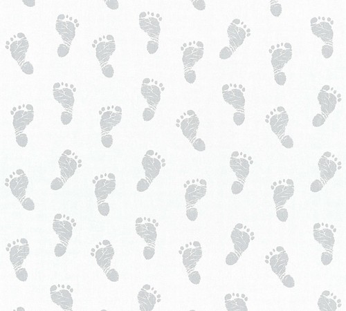 Kindertapete baby fußabdruck - baby,