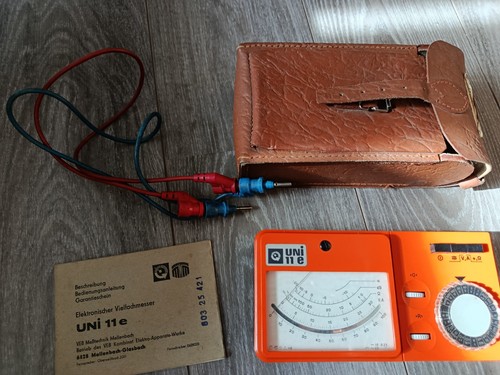Ddr multimeter uni veb - 11,