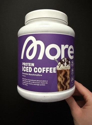More protein iced coffee - more,