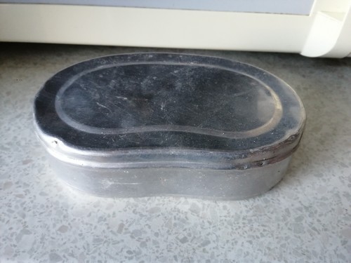 Ddr brotdose aus - aus, aluminium