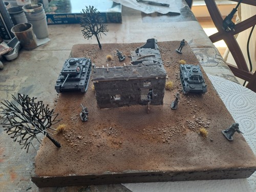 Modellbau diorama mit - modellbau,,