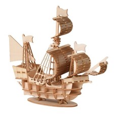 Holz puzzle segelschiff - holz,