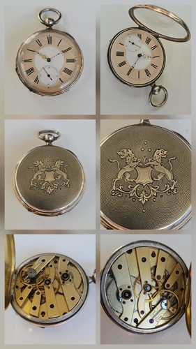 Antike schlüssel taschenuhr - schlüssel,