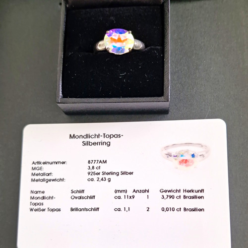 Juwelo mondlicht topas ring - mondlicht-topas,