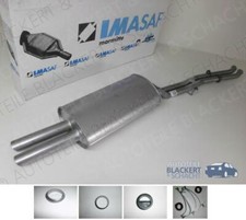 IMASAF ESD Auspuff Endtopf+Anbauteile für BMW 3er E30 320i+325 e+325 i/ix 10/87-