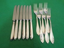 Robbe & Berking NAVETTE Vorspeisenbesteck 6 Personen 12 Teile Silber 150er TOP