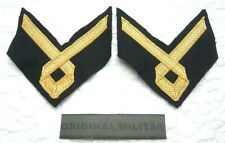 2x Rangabzeichen Marine Hauptbootsmann gold/blau Ärmelabzeichen Schulterklappen