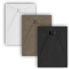 SMC Duschwanne Duschtasse Acrylwanne Superflach Rutschfest mit/ohne Siphon