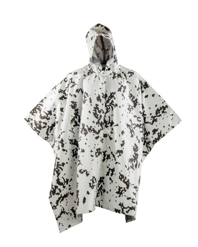 Poncho mit irr beschichtung - bw,