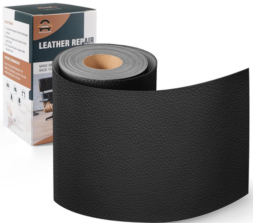 Leder reparatur set - leder, schwarz