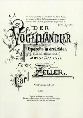 Der vogelhandler vocal - vogelhandler, (vocal