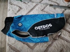 Hundemantel Von Outdogs Blau  Schwarz RL 50, Hund Regenjacke Gefüttert 