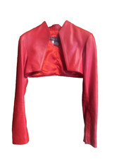 Lederbolero Leder Bolero Jacke