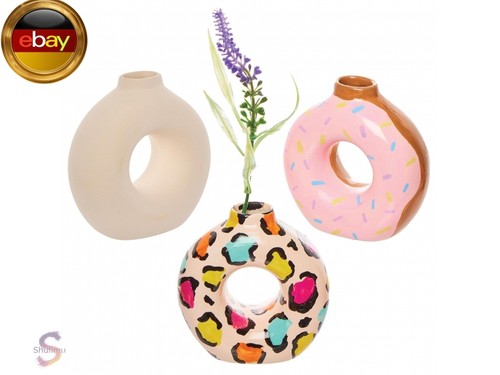 Fx702 keramische donut - keramische, donut-vasen