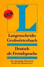 Langenscheidts Großwörterbuch, Deutsch als Fremdsprache ... | Buch | Zustand gut