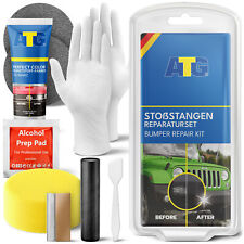 Stoßstangen Reparaturset  Kleber Kunststoff Repair Kunststofffarbe Schwarz