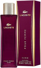 ⭐ LACOSTE Pour Femme Elixir Eau de Parfum 90ml Neu OVP in Folie RARE ⭐