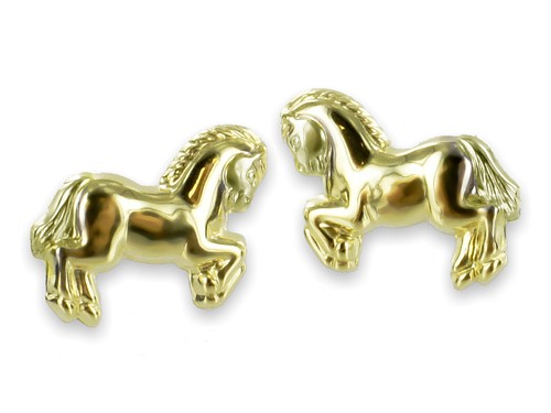 Echt gold pferd - gold,