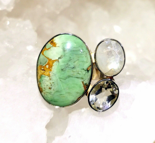 Ring variscit mondstein - variscit, +