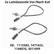 2 Stk Lamdasonde Vor/Nach Kat Ford Focus Fusion Fiesta V Tourneo Mazda 2 1113382