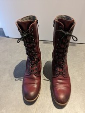 Rote Stiefel gr. 37 von Snipe Schnürstiefel Top Zustand 