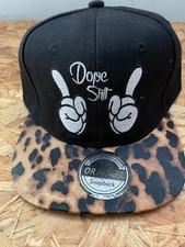 Snapback cap schwarz tiger - cap,
