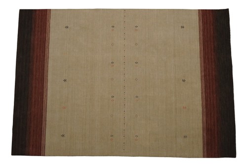 Gabbeh teppich beige braun - teppich,