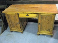 Antiker alter Schreibtisch Massiholz Sekretär  Weichholz Breite146cm 