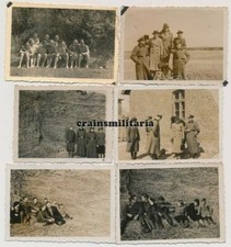 6x Orig. Foto Soldaten in Axelhausen Jaksice b. HOHENSALZA Inowroclaw Polen 1939