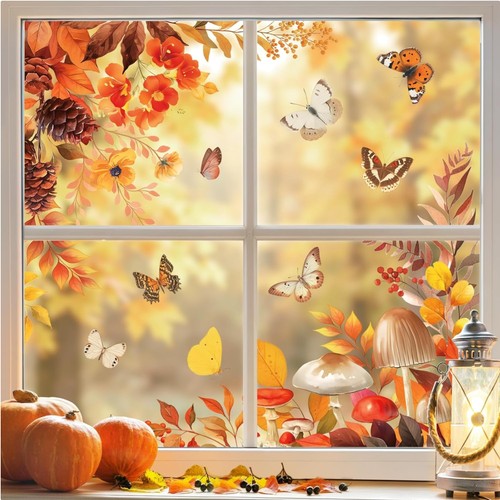 Fensterbilder herbst blätter - herbst,