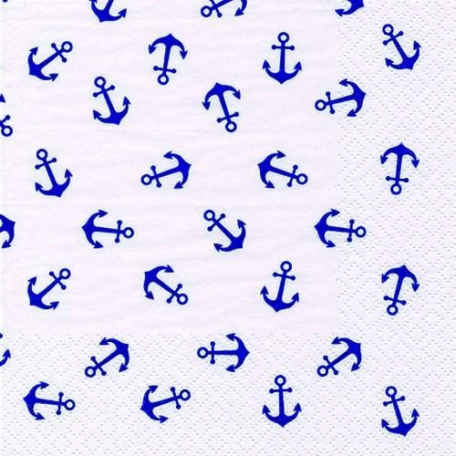 Servietten anchor blue - anchor,