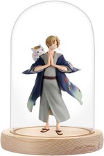 Glasglocke mit Holzboden 16cm