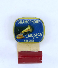 NADELDOSE "Gramophone Musica", 100 Nadeln -mittel-, Needle-tin, Grammophon D386
