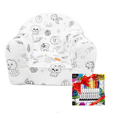 FORTISLINE Sessel-Mini Malspaß - Kreative Kindermöbel zum Ausmalen mit Stiften