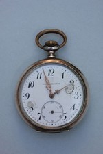 Silberne Taschenuhr mit