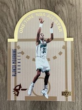 1993-94 UPPER DECK DIE CUT ALL-STAR ALONZO MOURNING INSERT NBA OLDSCHOOL JORDAN