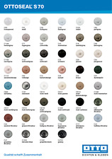 Farbkarte S70 klein Ottoseal Otto Farbtafel Muster Naturstein Silicon Silikon