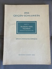 Das Geigen Schulwerk Heft II Ausbau der Technik Ed. Schott 2202 Doflein