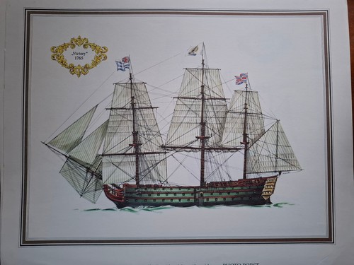 Druck segelschiff victory - druck,